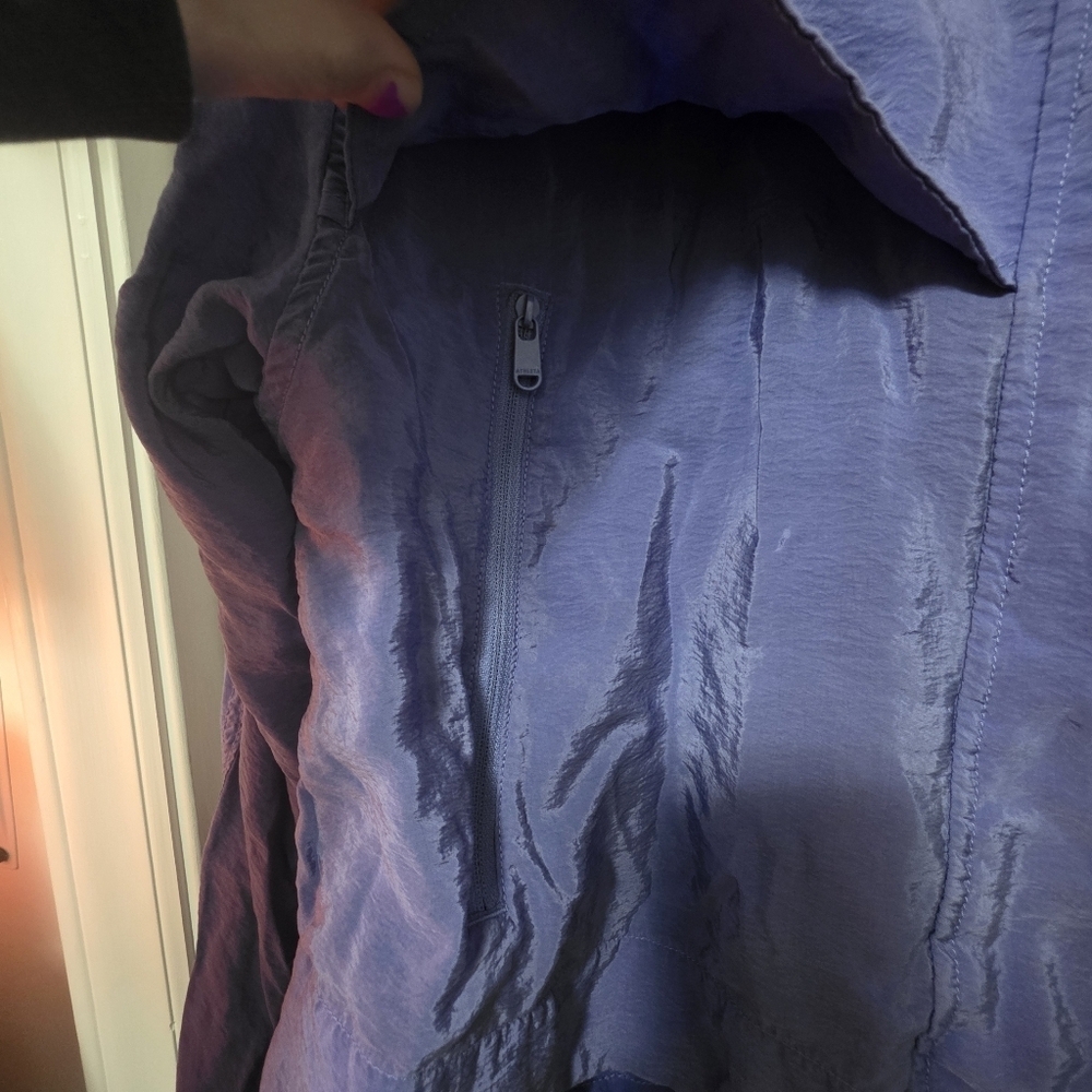 Athleta Arrival Jacket In Dark Adonis Blue/Purple Size M - Picture 4 of 12